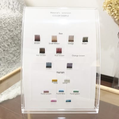 Material` EyeLash SALON 店内写真 3枚目