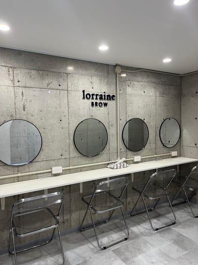 眉毛とまつげパーマの専門店 ロレインブロウ 京都駅前店 店内写真 3枚目