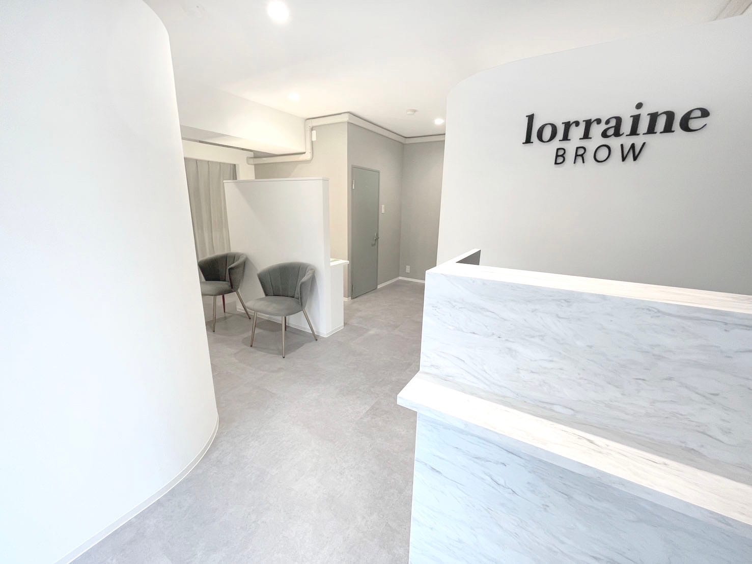 眉毛とまつげパーマの専門店 ロレインブロウ 水戸店(水戸)のメンズ眉毛サロン店内写真 1枚目