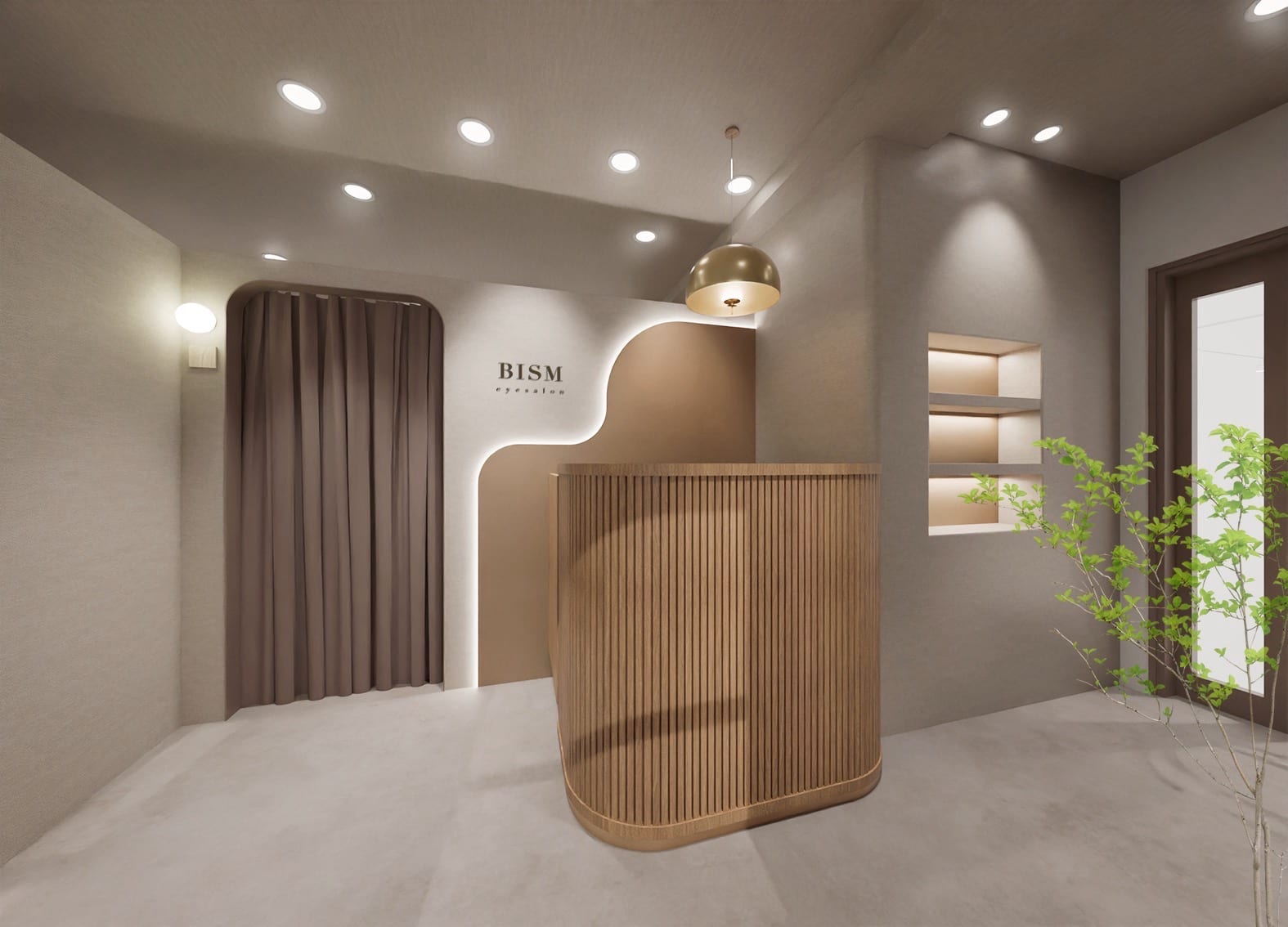 BISM eyesalon 長崎浜町店(長崎)のメンズ眉毛サロン店内写真 1枚目