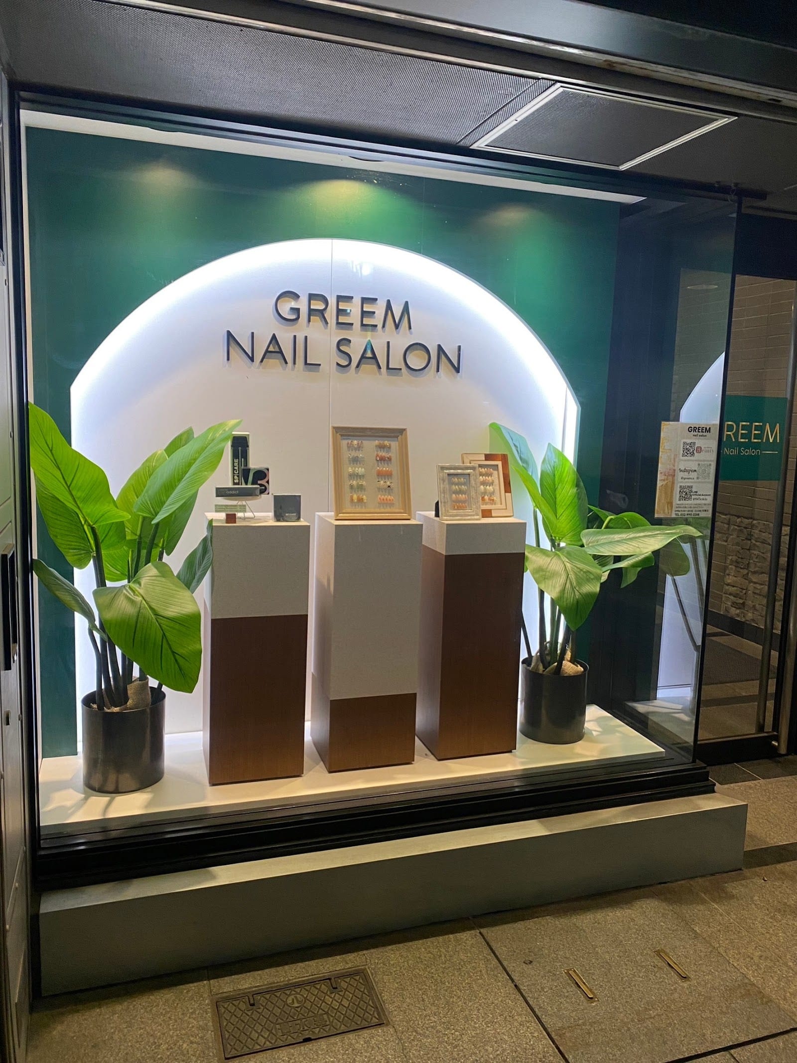 GREEM nail+eyelashパラジェル導入サロン/ワンホン(名古屋)のメンズ眉毛サロン店内写真 1枚目