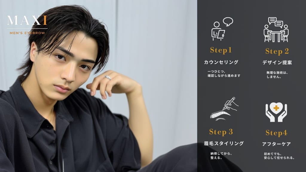 MAXI MEN'S EYEBROW名古屋店(名古屋)のメンズ眉毛サロン店内写真 1枚目