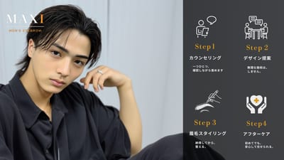 MAXI MEN'S EYEBROW名古屋店 店内写真 1枚目