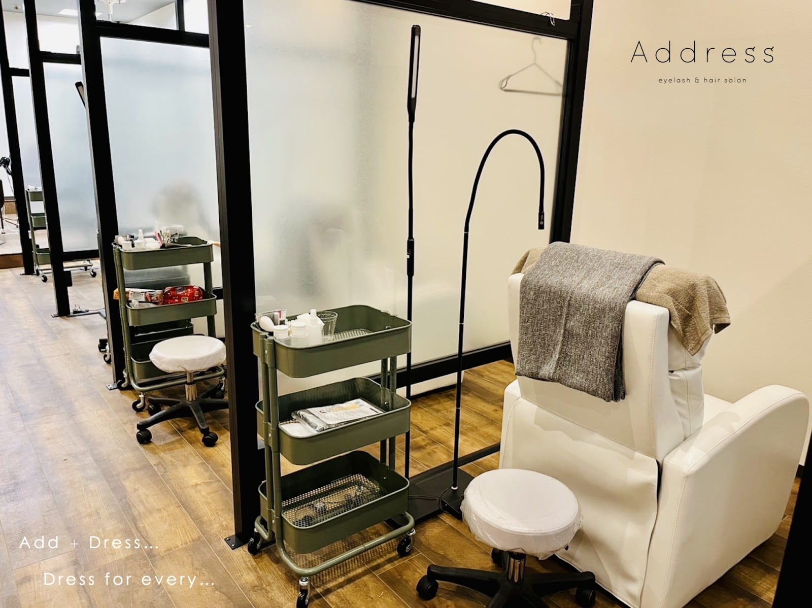 eyelash salon Address三軒茶屋店(三軒茶屋)のメンズ眉毛サロン店内写真 1枚目